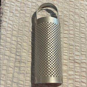 Vintage Aluminum Metal Grater With Handle